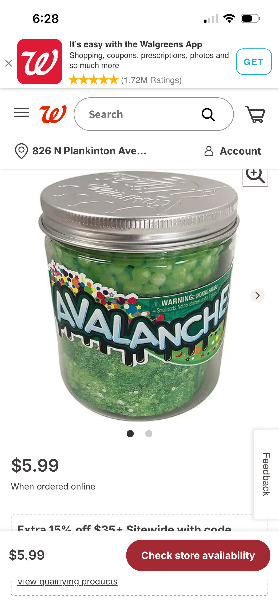 Compound Kings Avalanche scented butter slime.