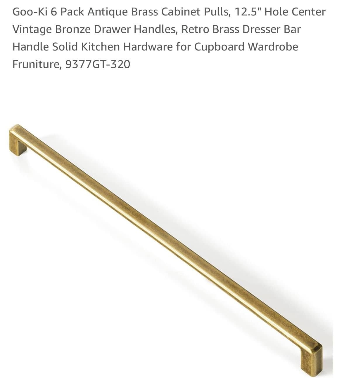 Antique Brass Drawer Pulls