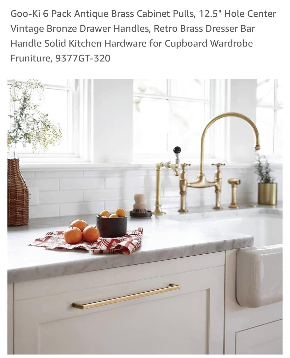 Antique Brass Drawer Pulls