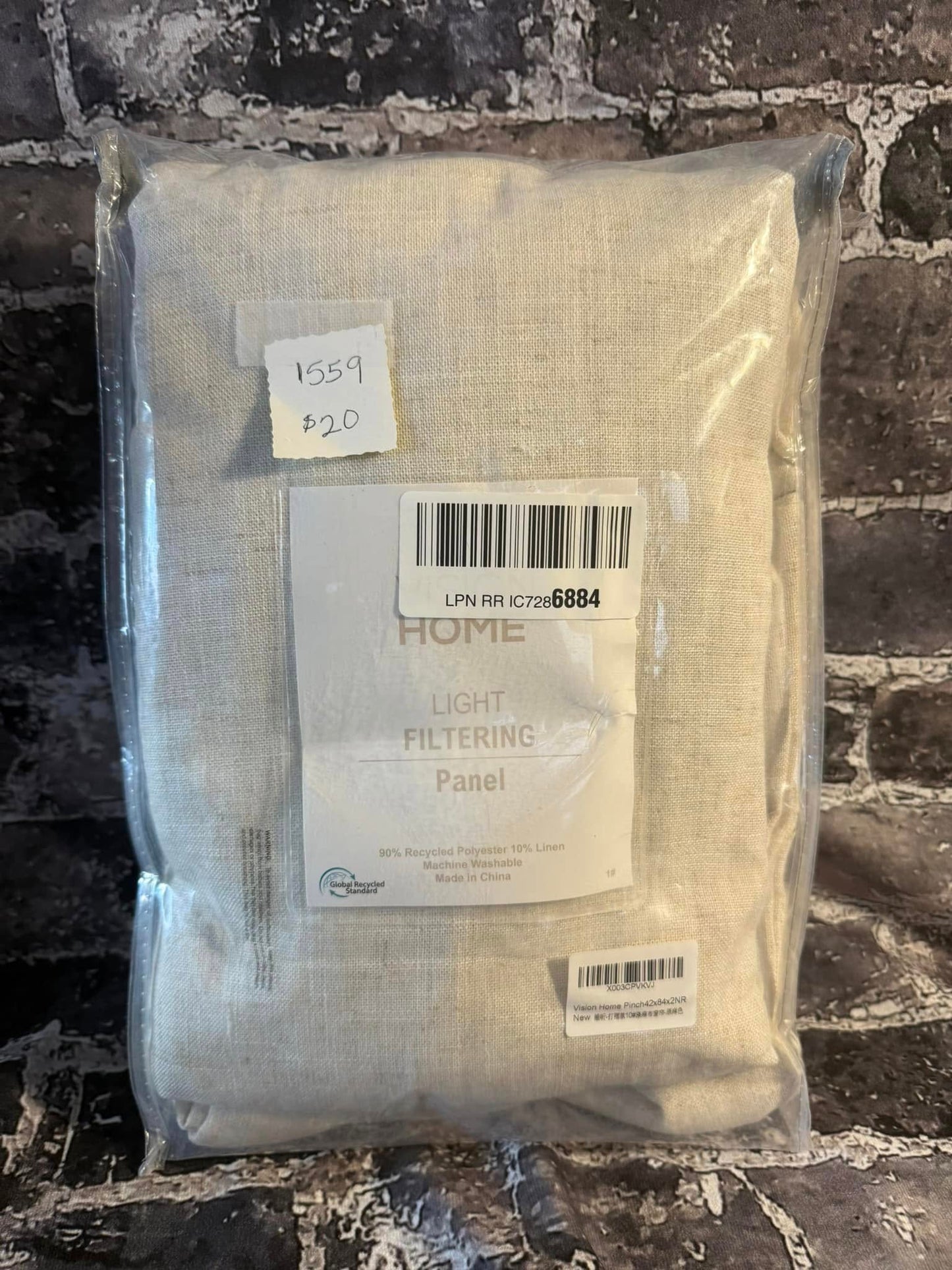 Vision Home Pleated Curtains