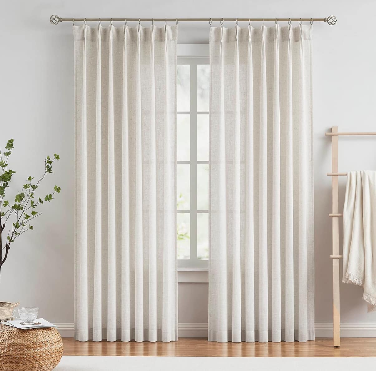 Vision Home Pleated Curtains