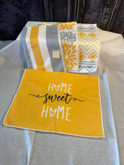 Yellow Dish Towels