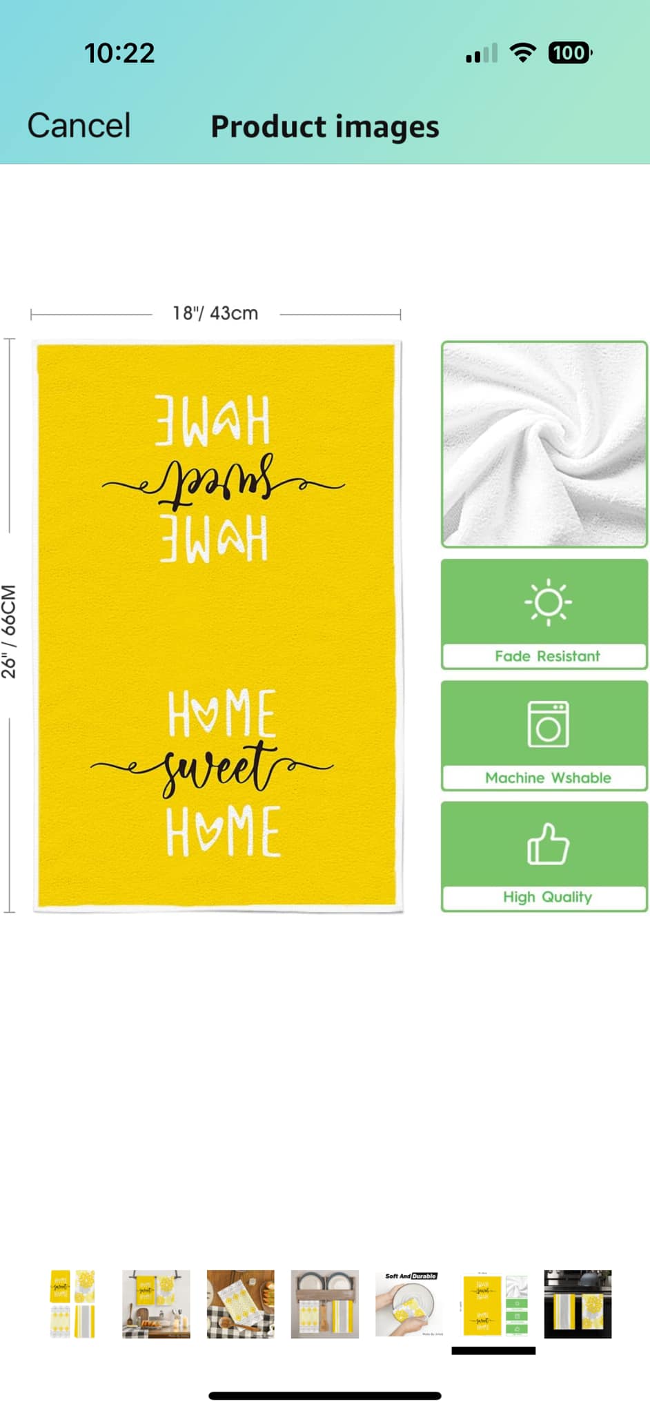 Yellow Dish Towels