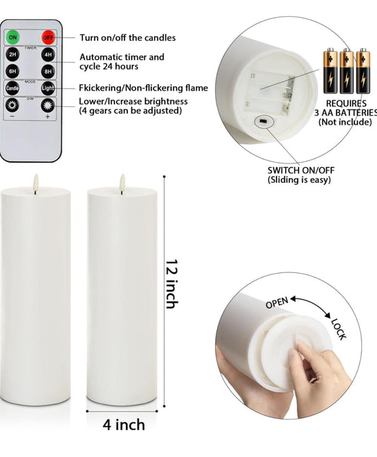 Flameless LED Candle Set