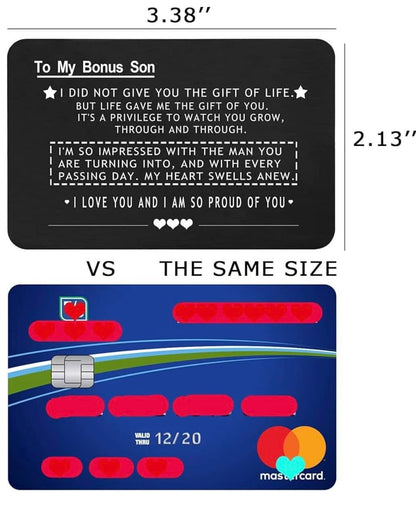Metal Wallet Card Stepson