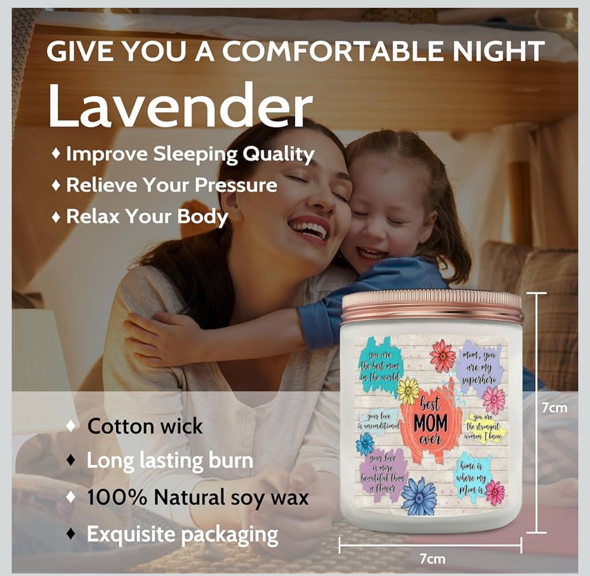 Floral Mom Candle