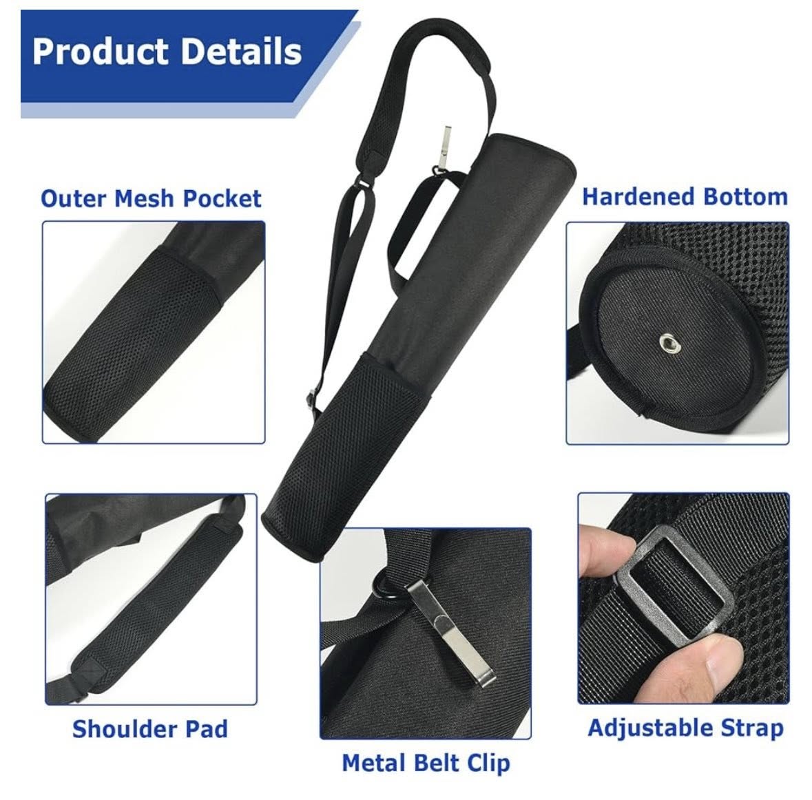 XTRACER LIGHTWEIGHT HIP QUIVER TRAINING CROSSBOW ARCHERY HOLDER