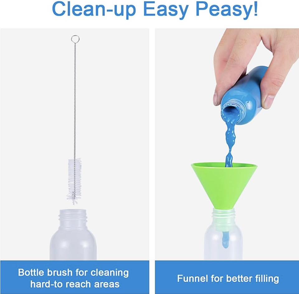 CHMACHI 16 SQUEEZE COOKIE ICING BOTTLES SET