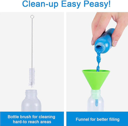 CHMACHI 16 SQUEEZE COOKIE ICING BOTTLES SET