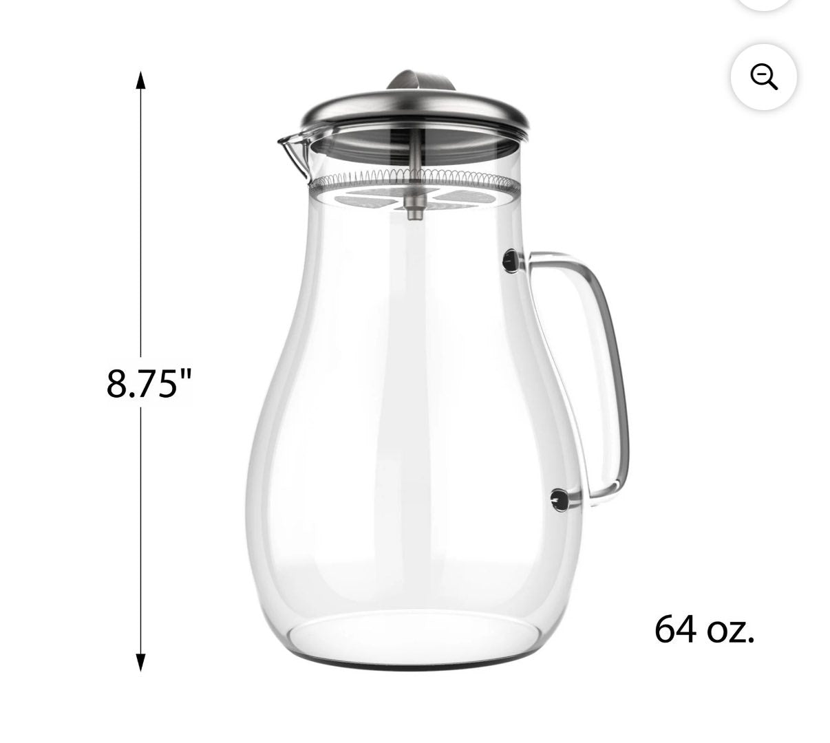 Glass Pitcher Carafe