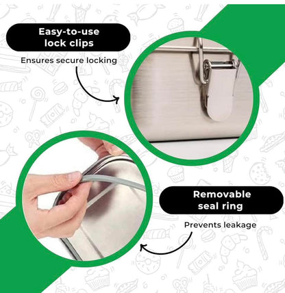 BENTGO STAINLESS STEEL LUNCH BOX 27OZ