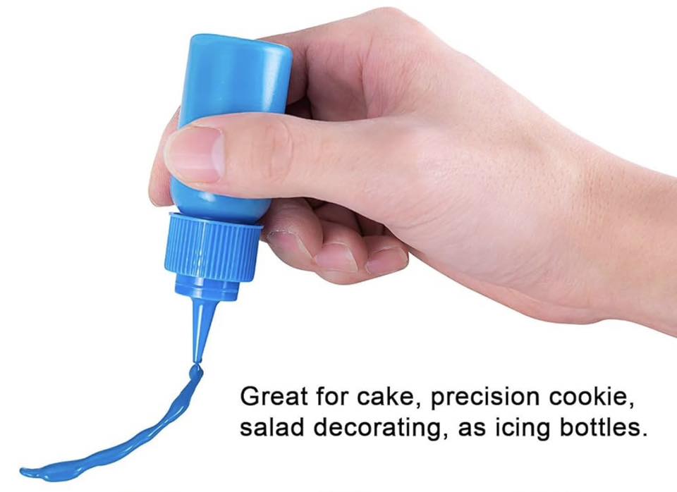 CHMACHI 16 SQUEEZE COOKIE ICING BOTTLES SET