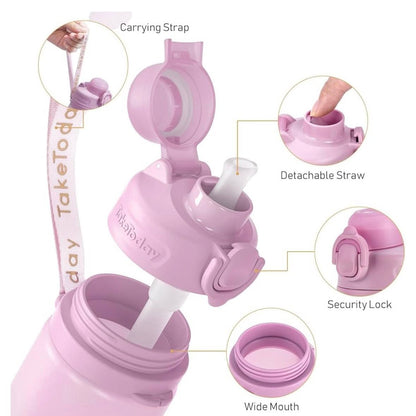 TAKE TODAY COLLAPSIBLE WATER BOTTLE