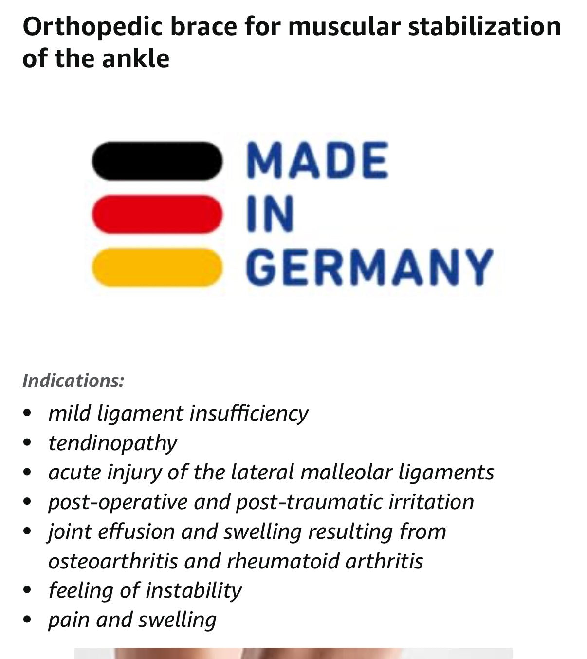 MalleoTrain Ankle Brace