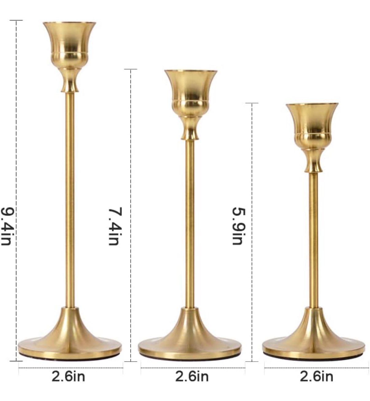 Brass Candlestick Holders