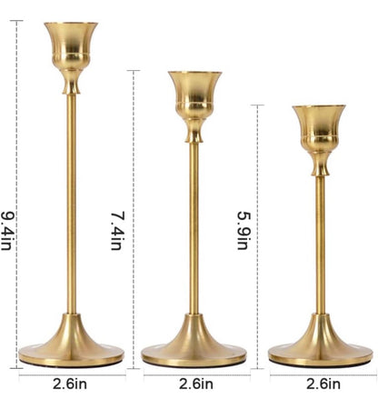 Brass Candlestick Holders