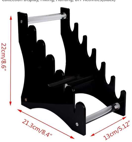 ACRYLIC KNIFE DISPLAY STAND