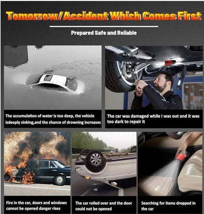 SAFE HAMMER GLASS BREAKER ESCAPE TOOL