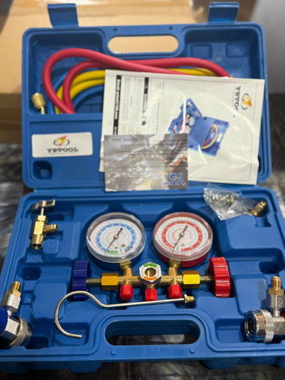 COMPLETE AC REFRIGERANT CHARGE KIT /RECHARGE R134a  R404a