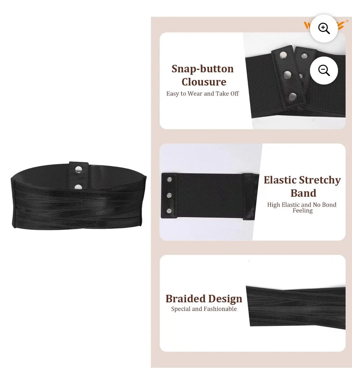 Whippy Elastic Belt