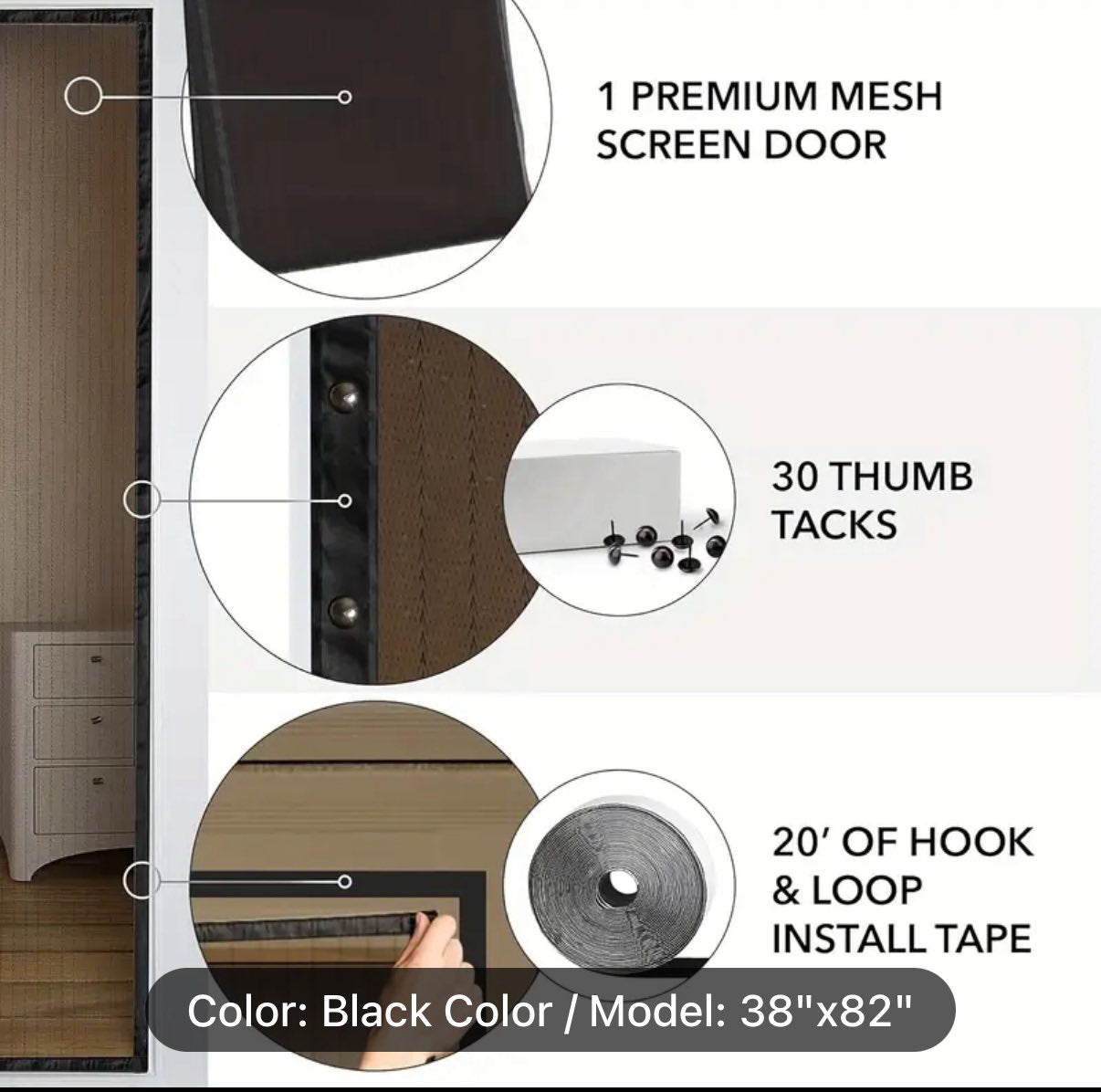 Magnetic Screen Door