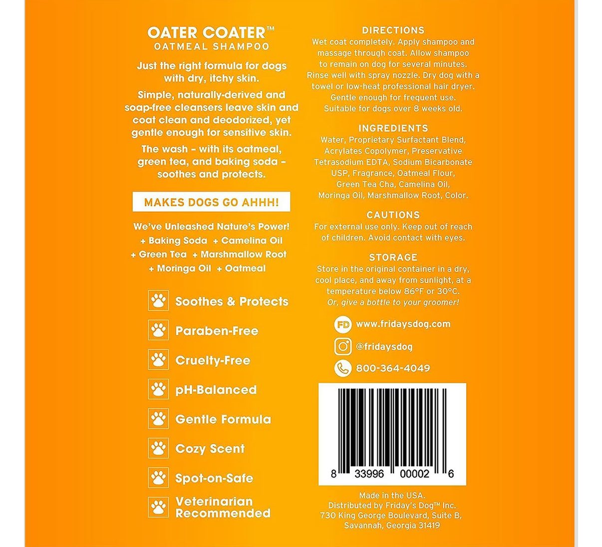 Friday's Dog Shampoo