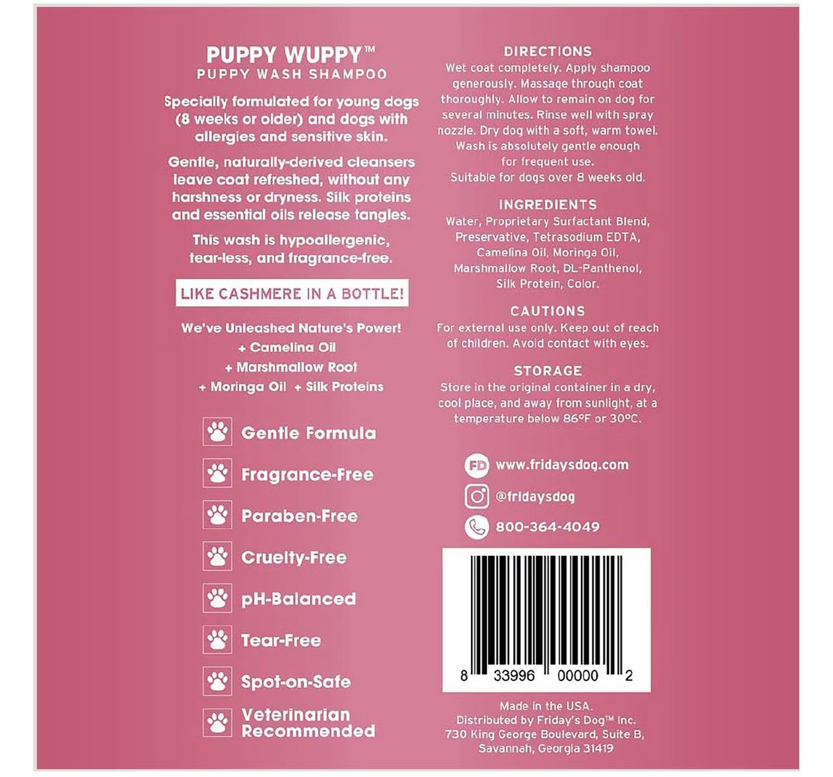 Friday's Dog Shampoo