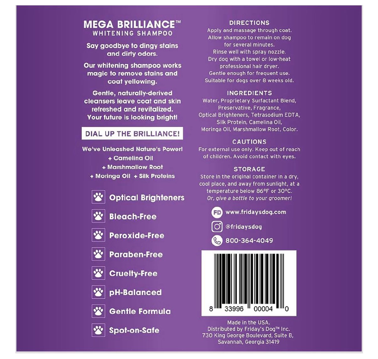 Friday's Dog Shampoo