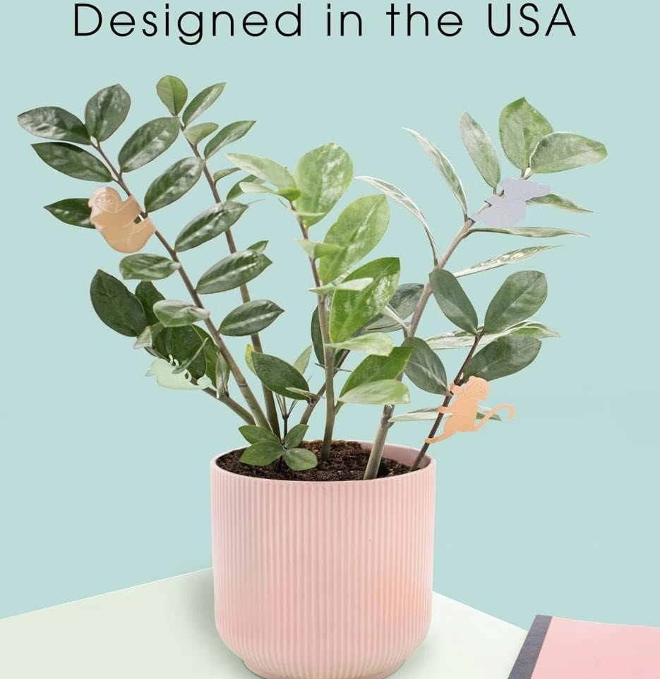 4 PC PLANT ANIMALS DECORATIONS