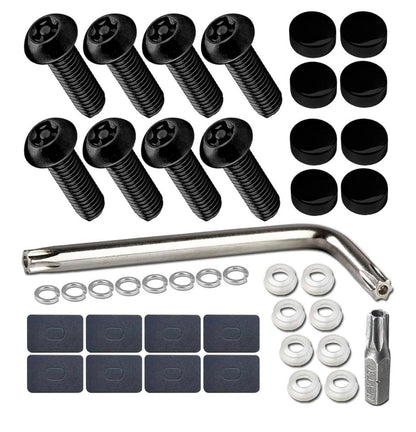 BLACK LICENSE PLATE SCREW SET