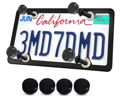 BLACK LICENSE PLATE SCREW SET