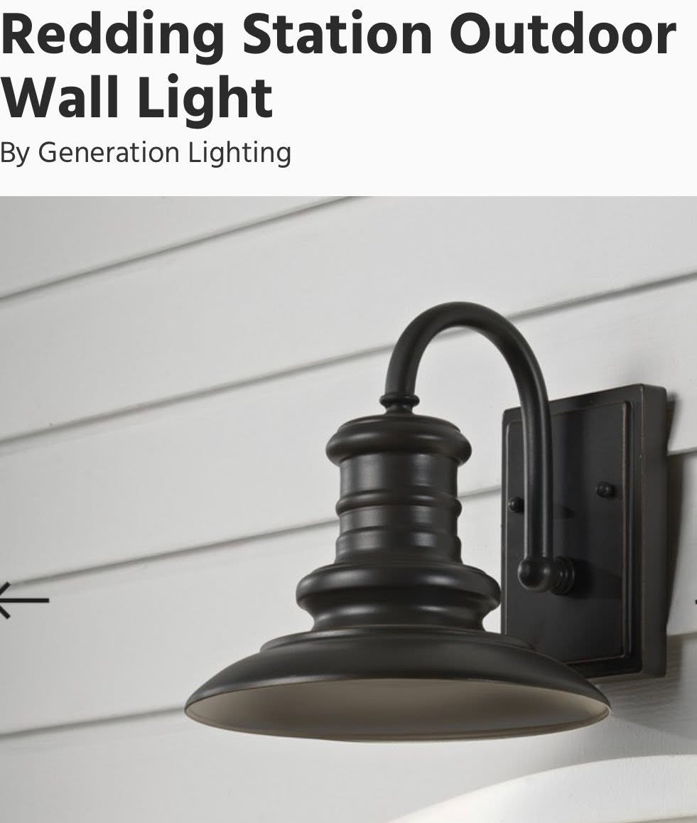 RESTORATIVE BRONZE REDDING STATION OUTDOOR WALL LIGHT