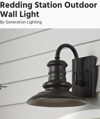 RESTORATIVE BRONZE REDDING STATION OUTDOOR WALL LIGHT