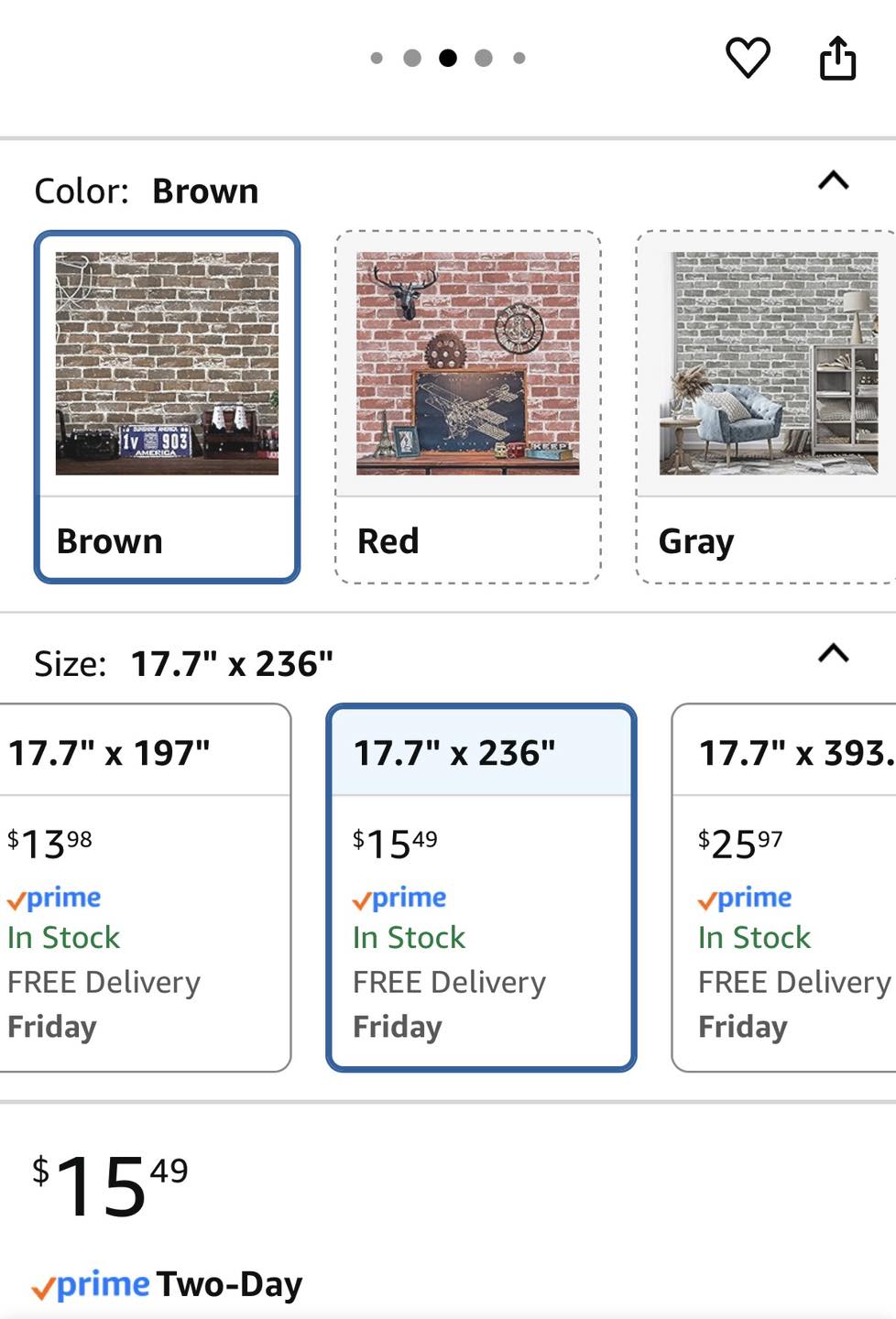 Rustic Brown Brick Wallpaper