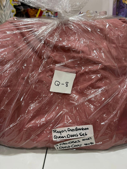 QUEEN Sandwashed Duvet Cover Set