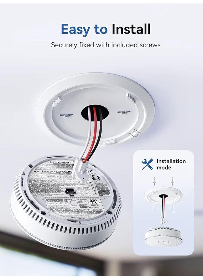 HARDWIRED SMOKE/CARBON MONOXIDE DETECTOR