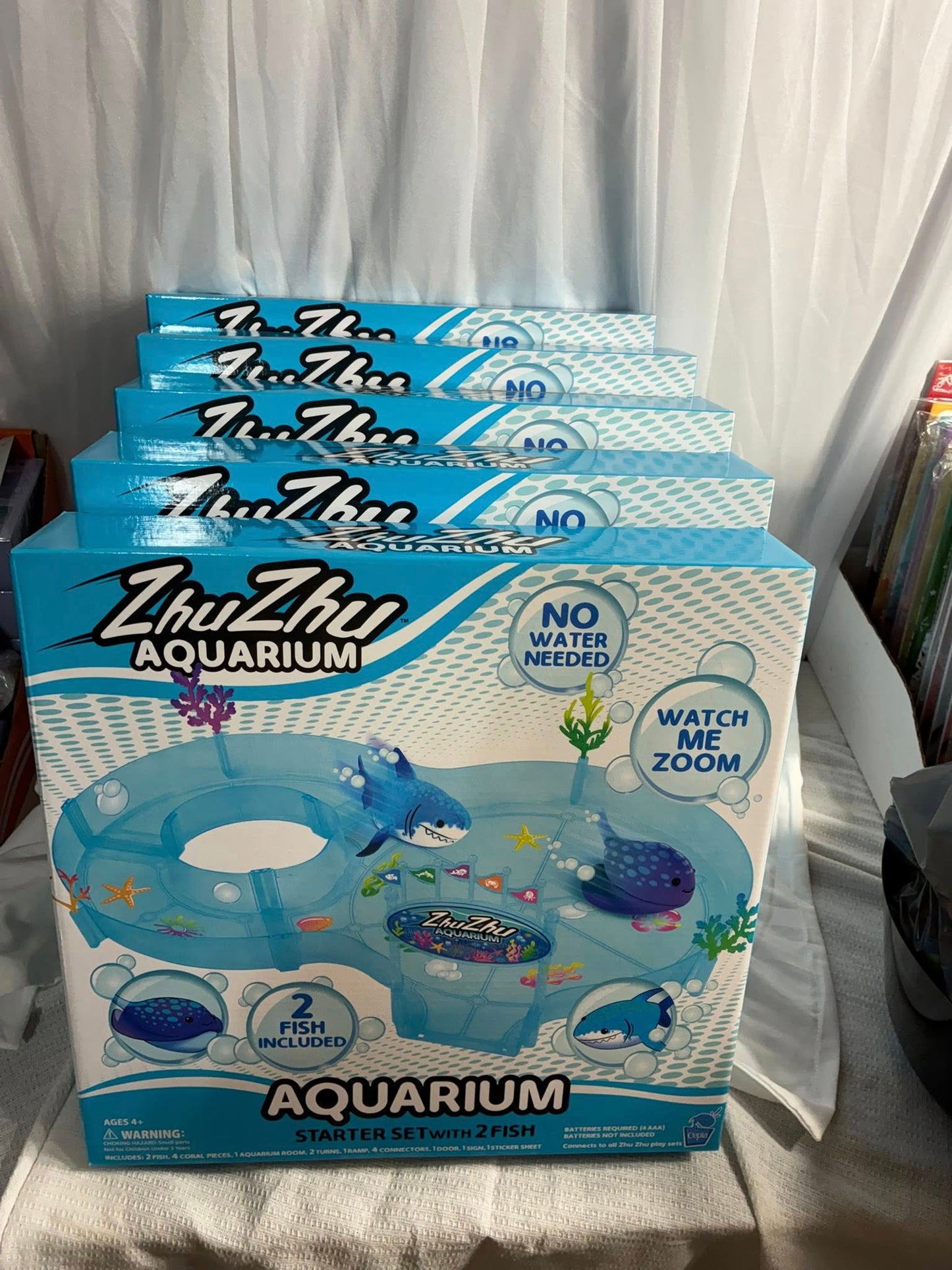 ZHU ZHU AQUARIUM STARTER W/2 FISH