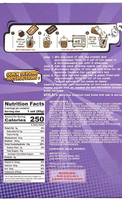 INSTANT BOBA KIT TARO 3 PACK