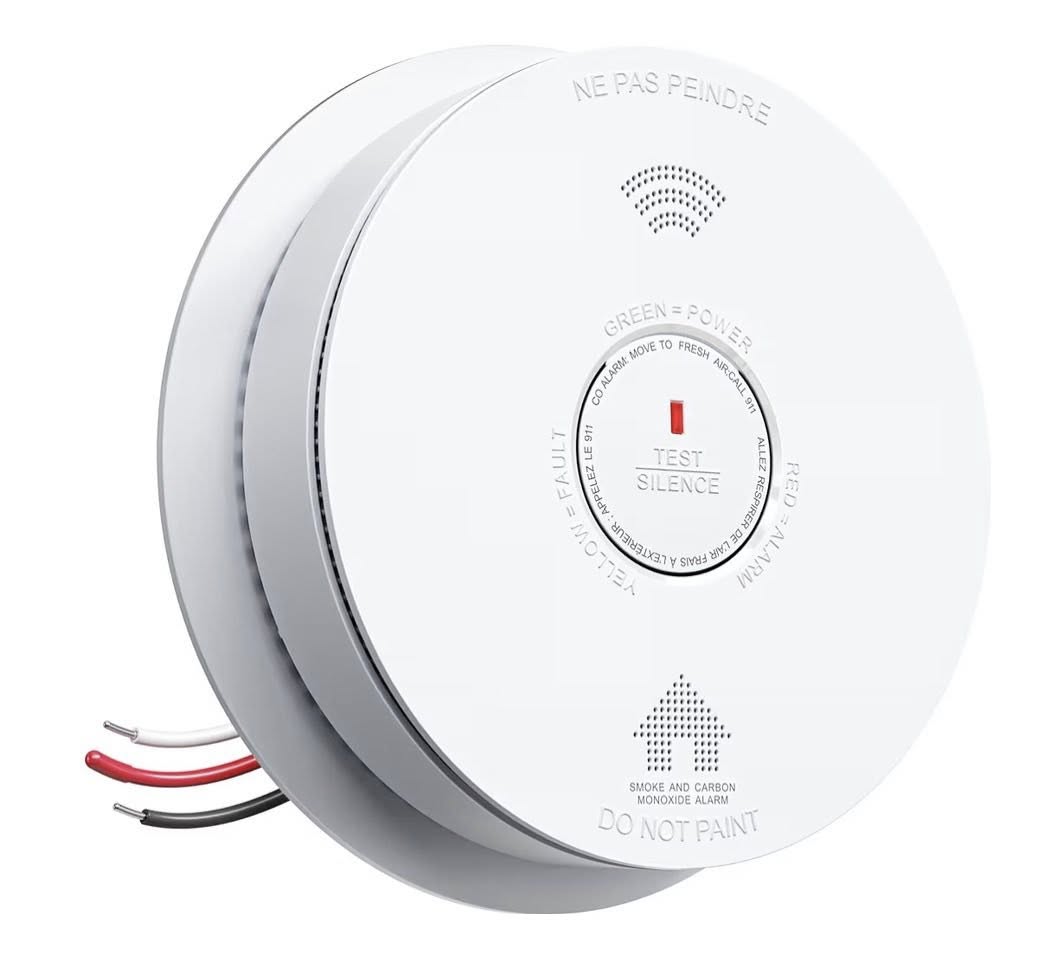 HARDWIRED SMOKE/CARBON MONOXIDE DETECTOR