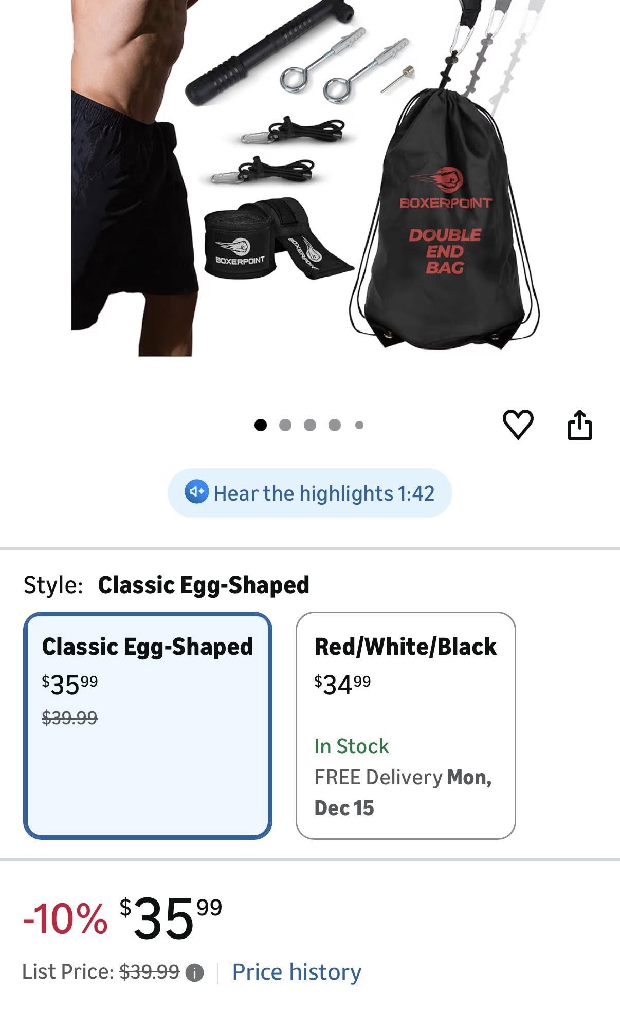 Boxerpoint Boxing Bag