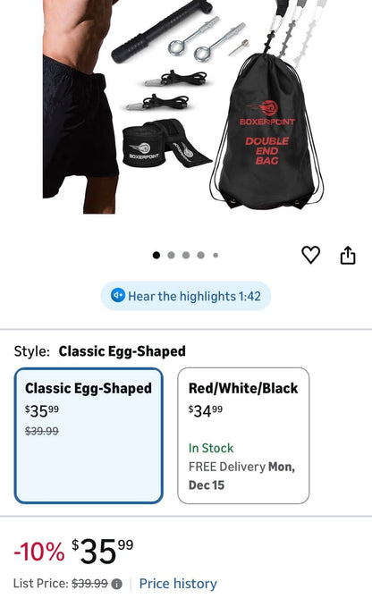 Boxerpoint Boxing Bag