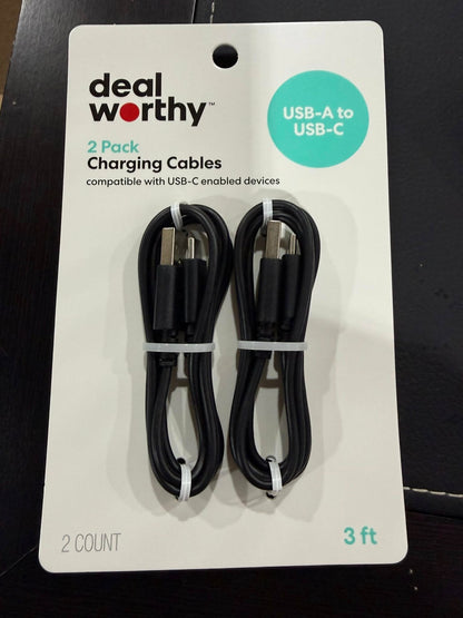 USB-A to USB-C Charging Cables