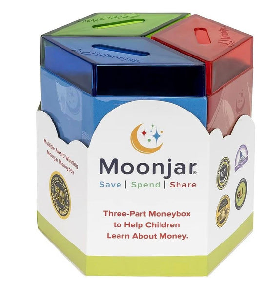 MOONJAR 3 PART MONEYBOX FOR KIDS
