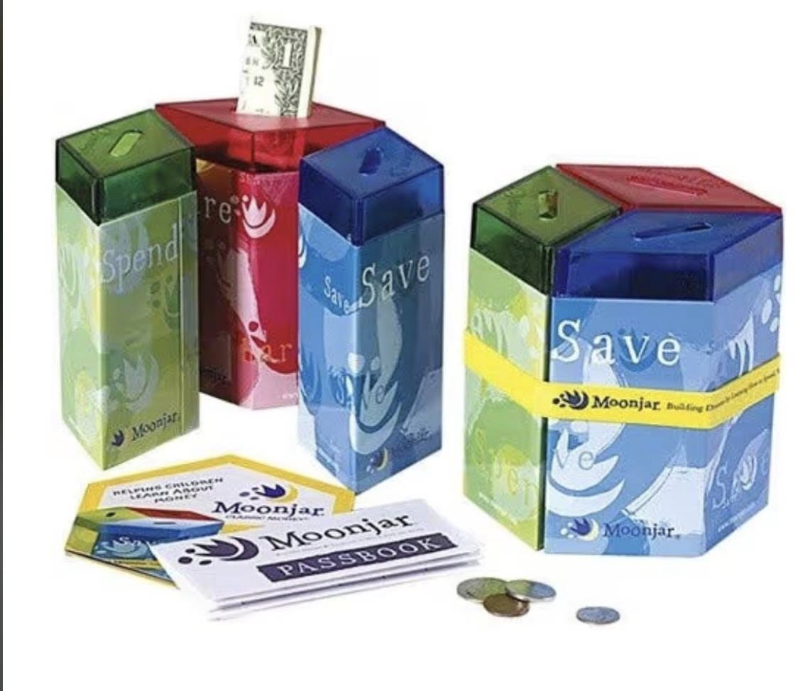 MOONJAR 3 PART MONEYBOX FOR KIDS