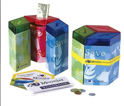 MOONJAR 3 PART MONEYBOX FOR KIDS
