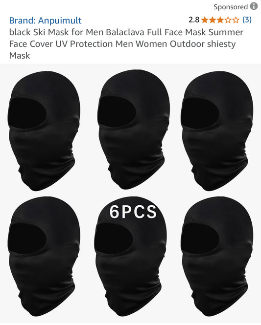 Black Ski Mask