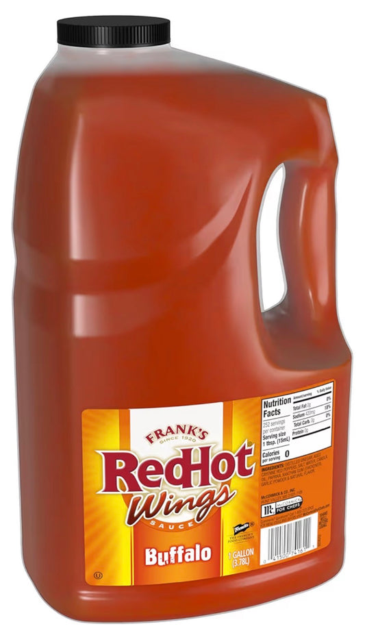 Frank's RedHot Original Buffalo Wings Sauce,  1 Gallon Bulk