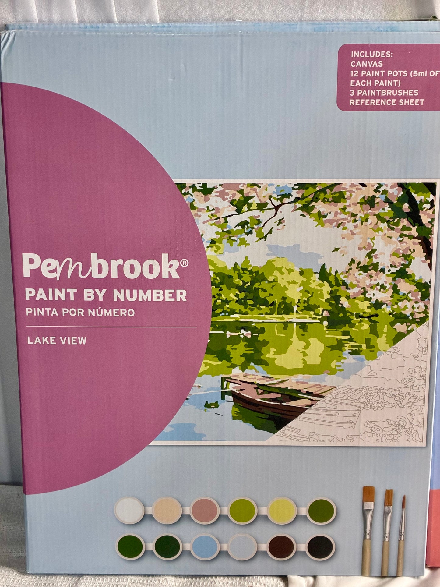 Pembrook Paint by Number Kits 12 x 16 canvas
