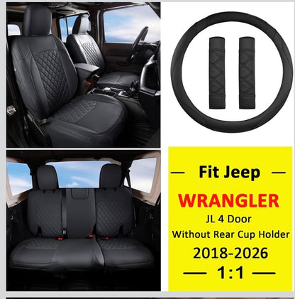 GIANT PANDA Jeep Wrangler 4 door full set seat covers