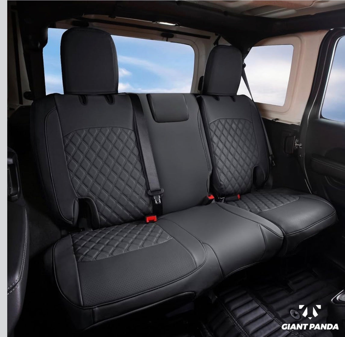 GIANT PANDA Jeep Wrangler 4 door full set seat covers